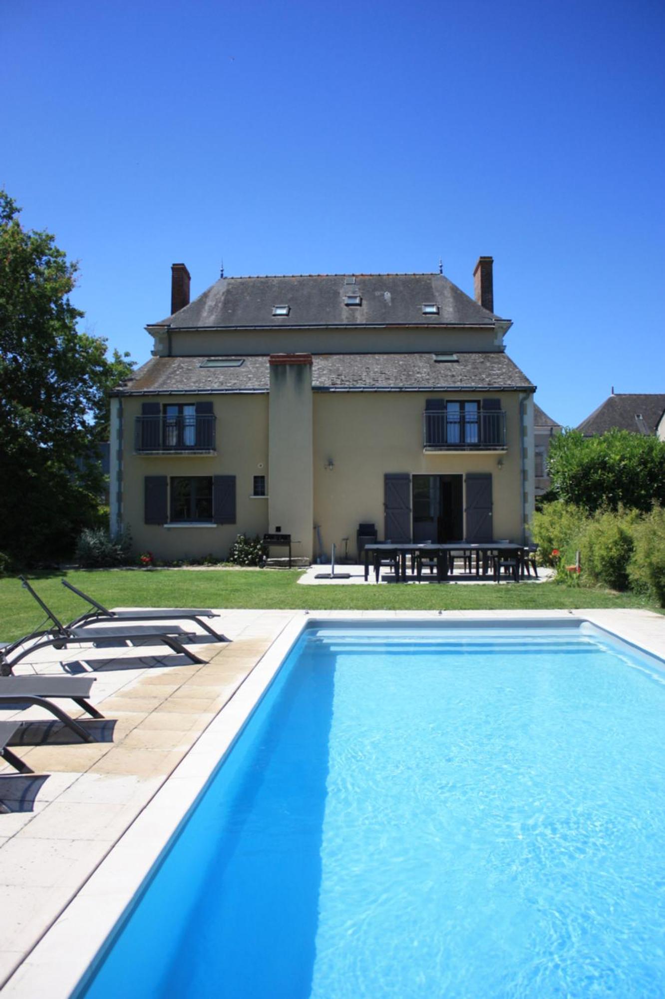 Villa Le Printemps, Maison 15 Pers Avec Piscine Cheviré-le-Rouge Eksteriør billede